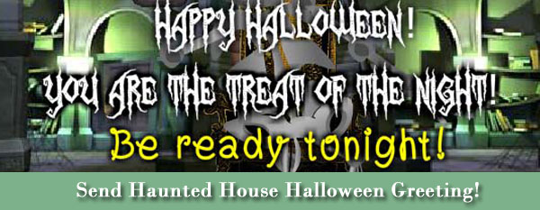 Send Haunted House Halloween Greetings!